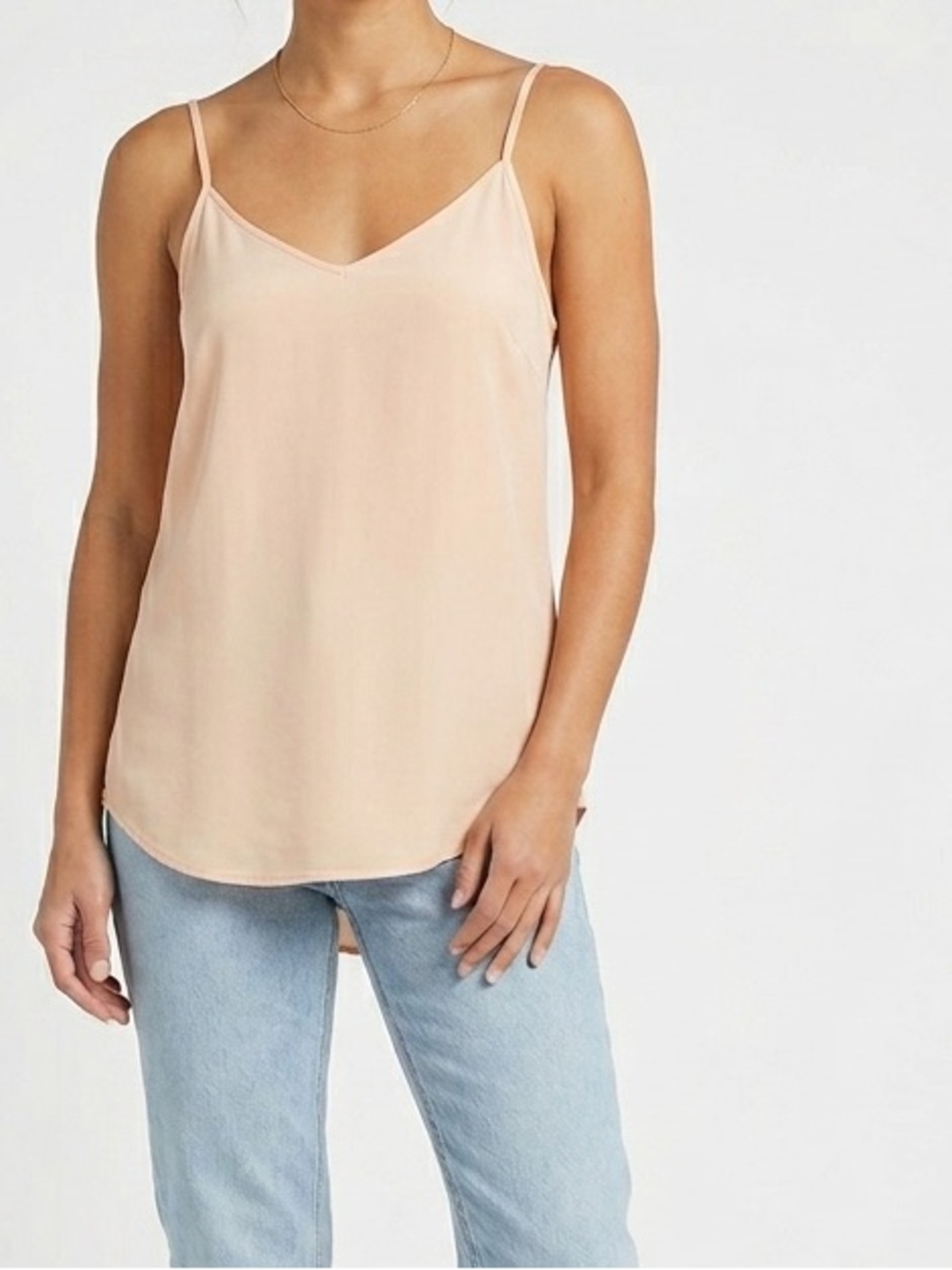 ROBERTA ROLLER RABBIT 100% Cotton Pale Blush Peach Camisole Tank Top